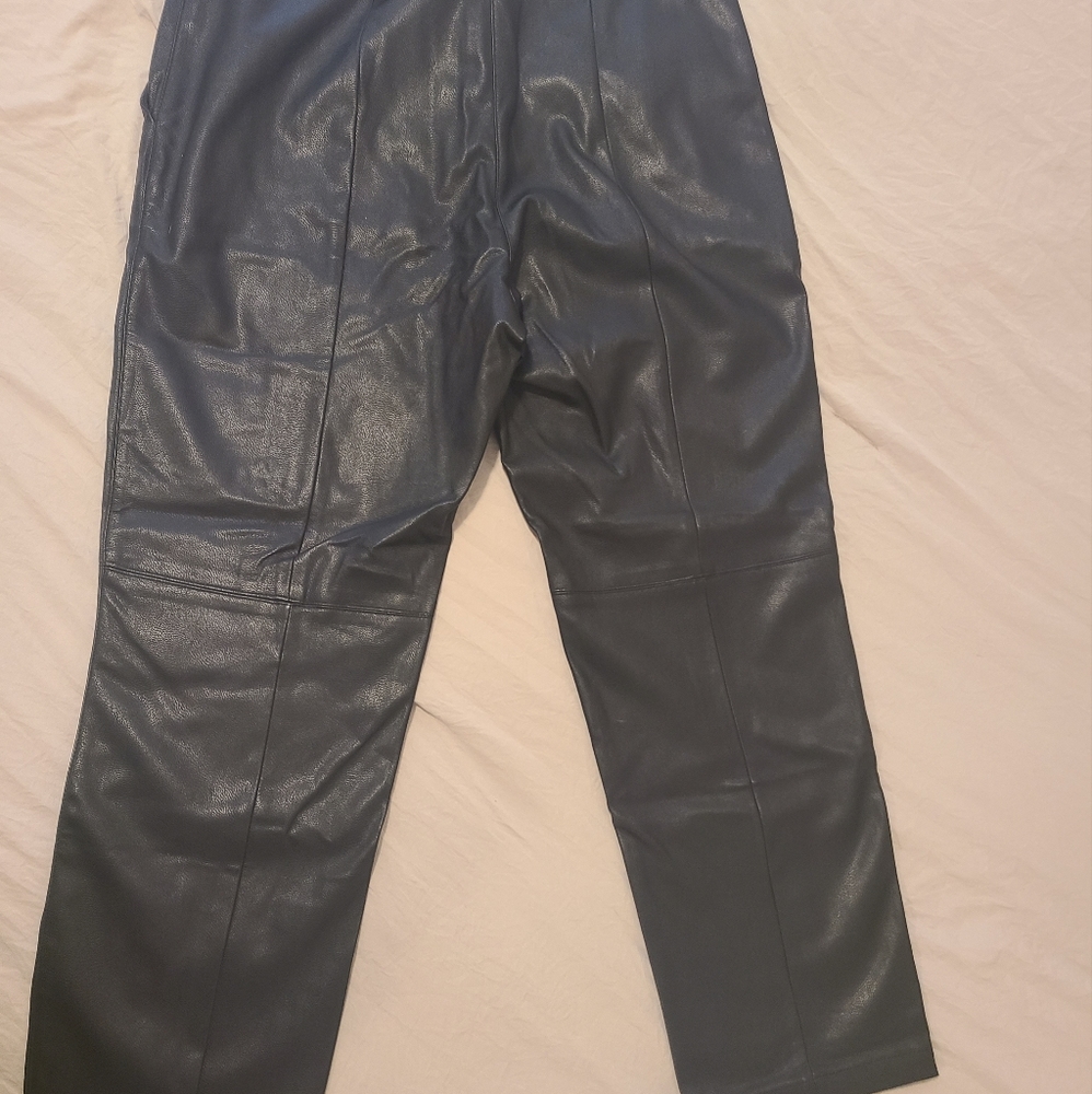 H&M pleather pants